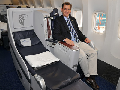 EgyptAir -  Business Class - Thorsten Buehrmann