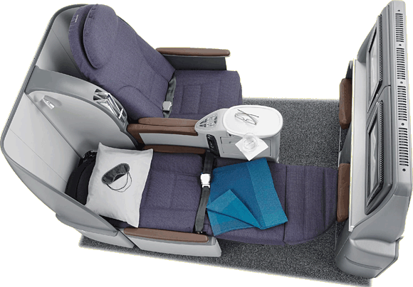 United Airlines NEW Business Class Seat