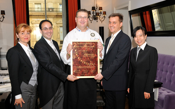 2009 - Award-Hand-Out Restaurant La Sinfonia