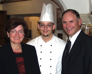 Frau Reitbauer & Chef de Cuisine & John Lomitola