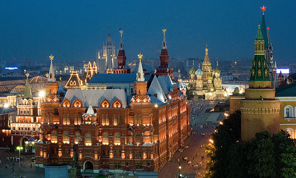 View from the 02 Lounge - The Ritz Carlton Moscow